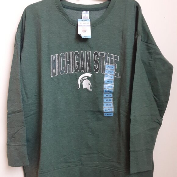 MSU crew neck sweatshirt size large - Picture 4 of 4